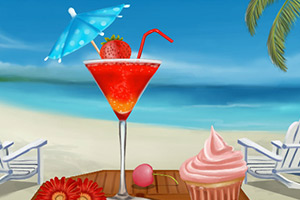 《美味草莓冰饮》游戏画面1