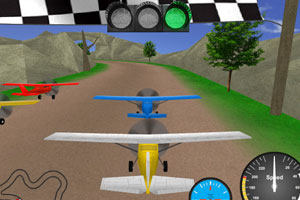 《飞机跑道竞速无敌版》游戏画面1