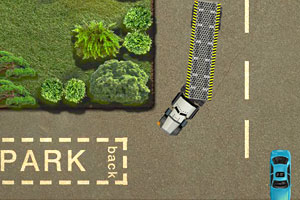 《驾驶大卡车停车》游戏画面1