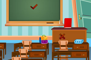 《学校教室逃脱》游戏画面1