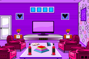 《逃离新年紫色房间》游戏画面1