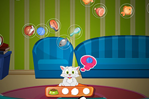 《凯蒂猫玩气泡》游戏画面1