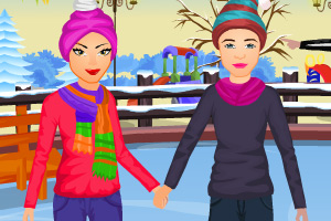 《情人节滑雪》游戏画面1
