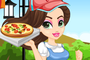 《送比萨的女孩》游戏画面1