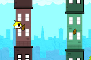 《飞越城市的小鸟》游戏画面1