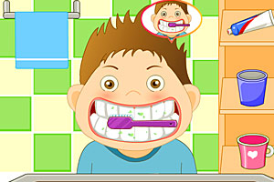 《灰灰爱刷牙》游戏画面1