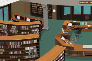 《图书馆逃离》游戏画面1