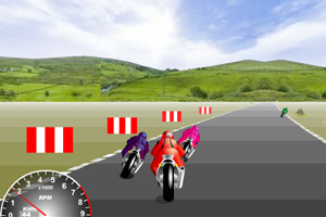 《摩托车赛事》游戏画面1