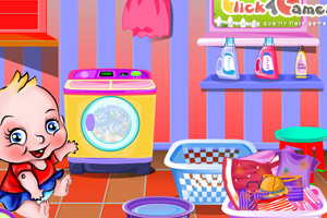 《小可爱洗衣服》游戏画面1
