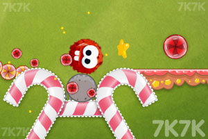 《龅牙球吃糖果》游戏画面3