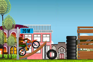 《城市摩托车选拔赛》游戏画面1