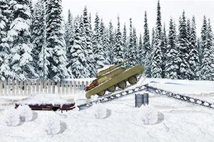 《雪地坦克》游戏画面1