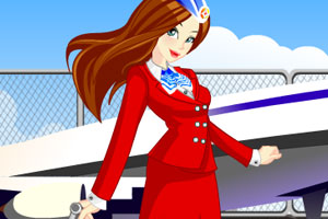 《时尚空姐装扮》游戏画面1