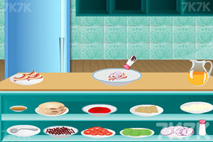 《制作美味的烤肉卷》游戏画面2