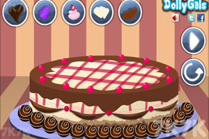 《制作白巧克力芝士蛋糕》游戏画面2