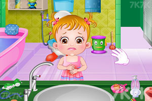 《可爱宝贝清理浴室》游戏画面1