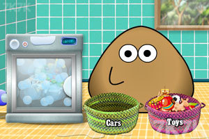 《土豆君洗玩具》游戏画面2