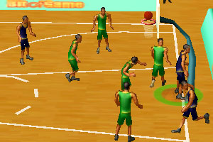 《3D篮球比赛》游戏画面1