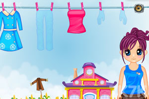 《小女孩洗衣服》游戏画面2