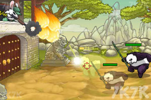 《兔子大战熊猫》游戏画面5