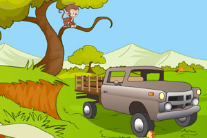 《逃出森林卡车》游戏画面1