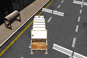 《停靠垃圾车》游戏画面1