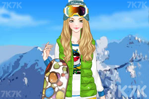 《冬季去滑雪》游戏画面1