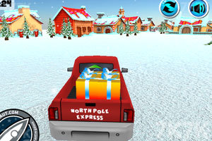 《送圣诞礼物的卡车》游戏画面5