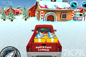 《送圣诞礼物的卡车》游戏画面3