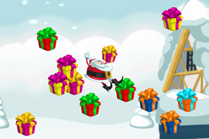《跳跃的圣诞老人》游戏画面1