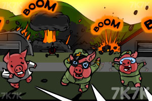 《猪猪敢死队》游戏画面1