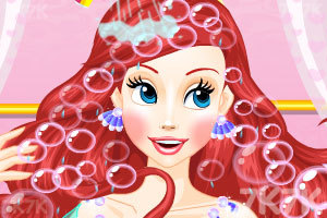 《人鱼公主的婚礼发型》游戏画面3