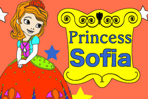 《索菲亚公主涂颜色》游戏画面1