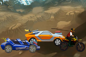 《汽车VS摩托车》游戏画面1