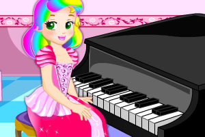 朱丽叶公主上钢琴课