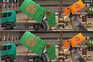 《垃圾车找茬》游戏画面1