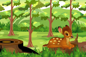 《小鹿逃离魔幻森林》游戏画面1