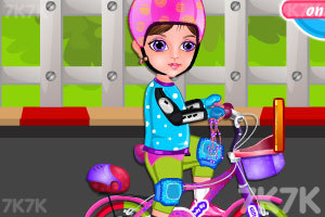 《女孩的新自行车》游戏画面1