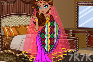 《漂亮的印度服饰》游戏画面1