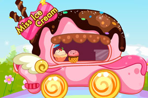 《可爱的冰淇淋车》游戏画面1