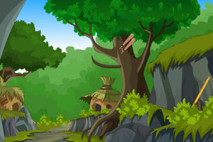《食蚁兽救援林中小屋》游戏画面1