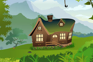 《逃出森林绿色房子》游戏画面1