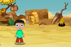《男孩沙漠逃生》游戏画面1