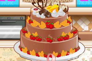 《巧克力生日蛋糕》游戏画面1