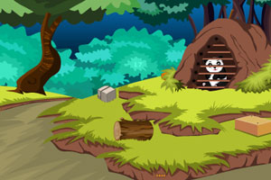 《被困的熊猫逃脱》游戏画面1