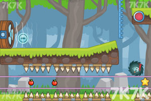 《刺猬果果的苹果乐园2H5版》游戏画面1
