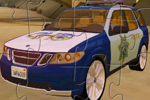 《萨博汽车拼图》游戏画面1