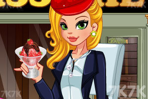 《吃甜点的美女》游戏画面3