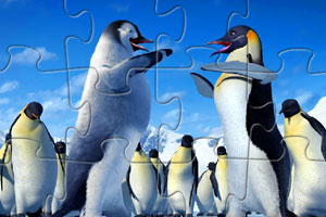《快乐的企鹅拼图》游戏画面1