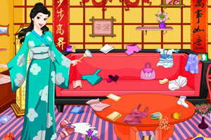 《中国公主清理房间》游戏画面1